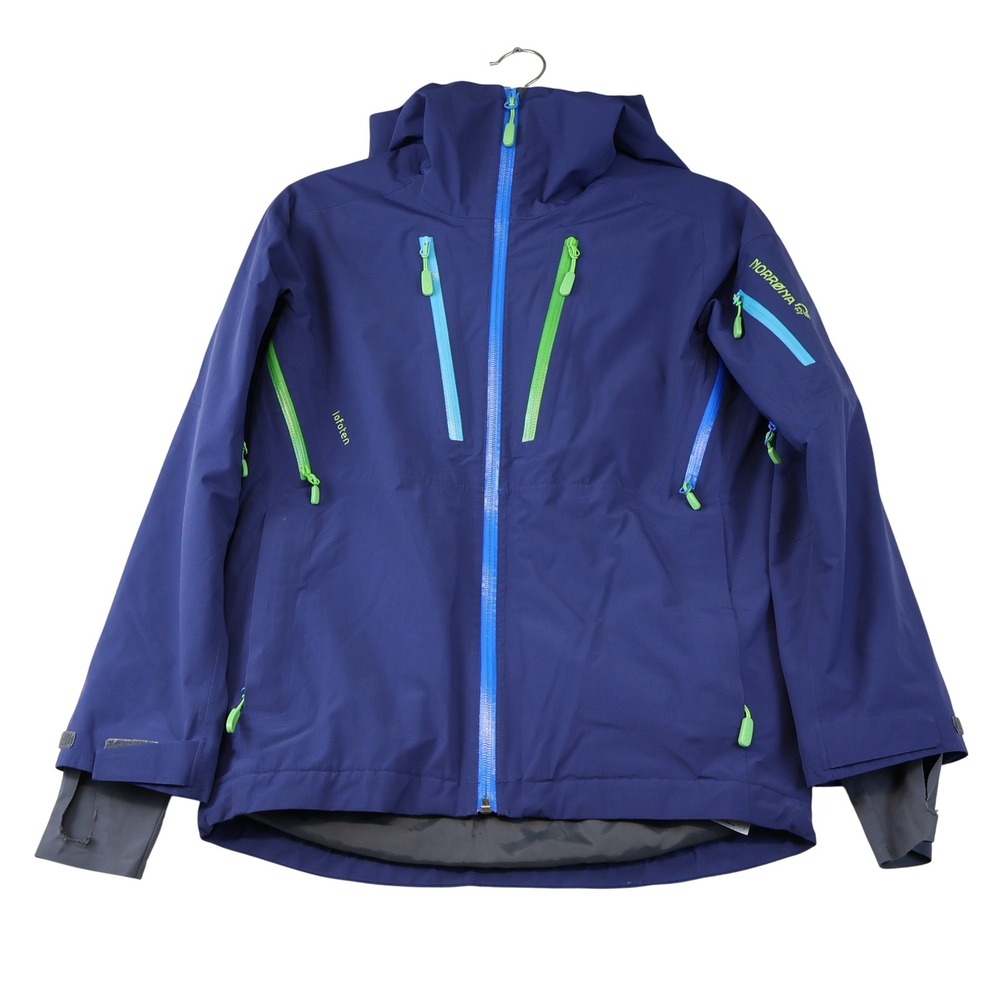 Norrona Youth 146 Lofoten Gore-Tex Primaloft Jacket Blue 8200-14 Ski Snowboard